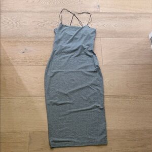 Alexander Wang Charcoal Midi Dress
